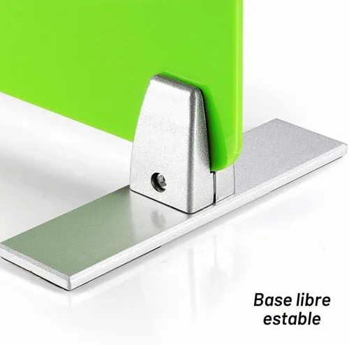 Vista 6 de Soporte de abrazadera de protección contra estornudos, 4 piezas, base de protección para encimeras, soporte de partición de aluminio resistente
