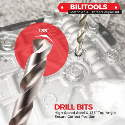 Vista 4 de BILITOOLS - Kit de reparación de roscas helicoidales métricas