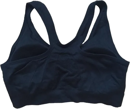 Vista 2 de Brasieres deportivos con cierre frontal de mujer, espalda cruzada, ideales para yoga