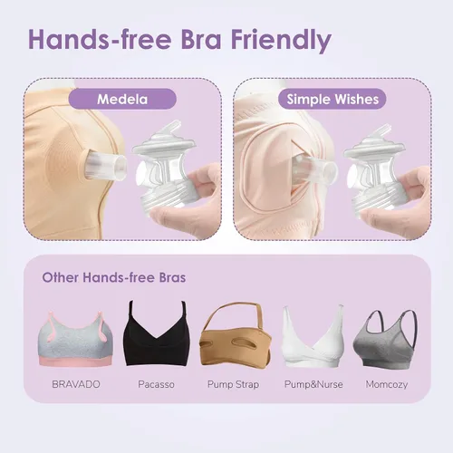 Vista 8 de Maymom Piezas de bomba compatibles con extractor de leche Lansinoh, brida, conector de boca ancha, válvula, tubo y protector de reflujo,