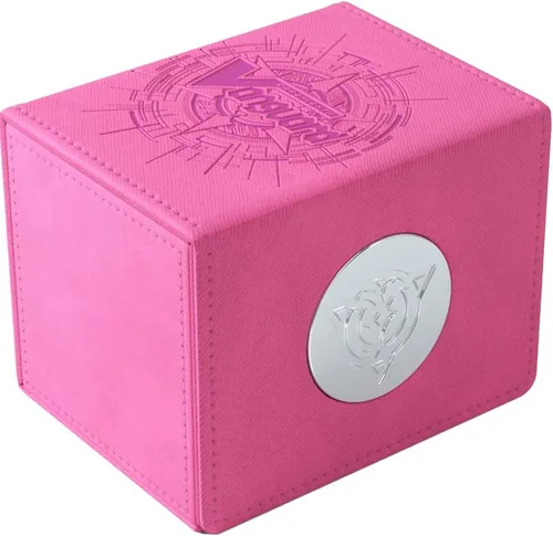 Vista 6 de Gamegenic Cardfight!! Vanguard Nation's Vault Caja de cubierta premium Capacidad para hasta 50 tarjetas de doble manga Cajón adicional