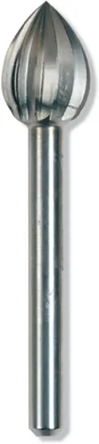 Vista 54 de Dremel 194 Broca de tallado para herramienta rotativa, perfecta para madera, plástico y metales blandos, plata