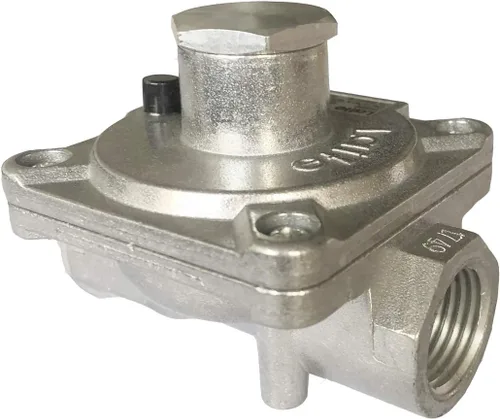 Vista 7 de Regulador de Parrilla de Gas Natural GRILLJOB con 2 Conexiones de Latón, Tubo de Gas de Entrada/Salida 1/2'' X 1/2''-14NPT, Presión Máxima