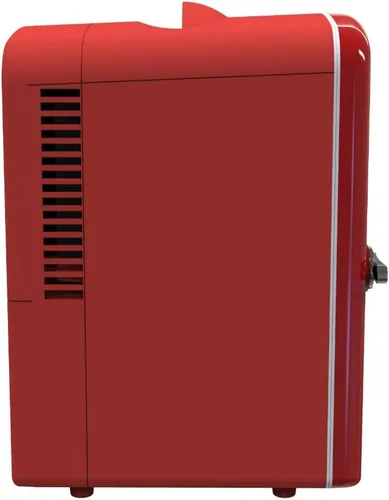 Vista 7 de Refrigerador Mini Compacto ARCTIC CHEF - Rojo, 0,14 pies cúbicos