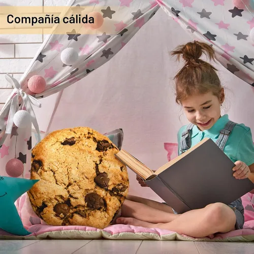 Vista 6 de Unittype - 2 almohadas redondas de galletas con chispas de chocolate