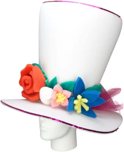 Vista 120 de Foam Party Hats: Feathers Princess Crown – Handmade Fancy Feather Crown for Weddings, Parties & Costumes