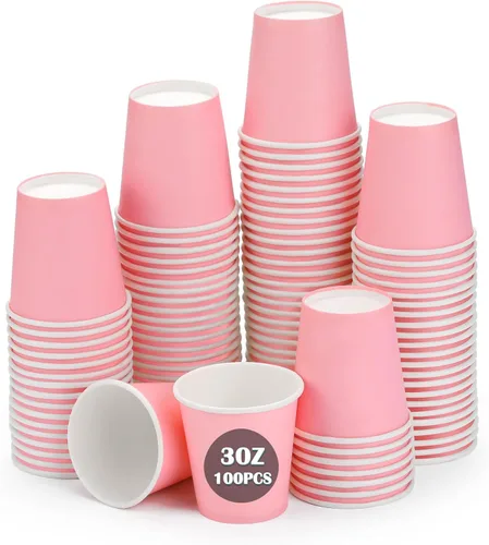 Vista 12 de Wuadua Paquete de 50 vasos de papel espresso negro de 3 onzas, resistentes y a prueba de fugas para fiestas, eventos, oficina, uso doméstico, vasos