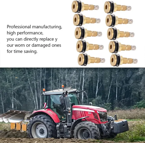 Vista 5 de TR618A Vástagos de Válvula de Aire Líquido para Tractor, Abrazaderas Sin Cámara en Vástago de Válvula de Neumático para Ruedas Agrícolas