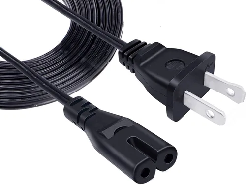 Vista 2 de Cable de alimentación de repuesto para Insignia NS-48D510NA17 NS-39L240A13 NS-40D510NA17 NS-46L240A13 NS-32L120A13 NS-46L240A Smart TV 8 pies IEC C7