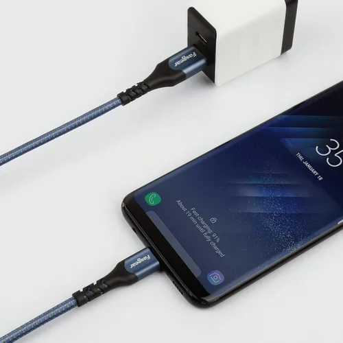 Vista 6 de Fasgear Cable USB C a USB A de 10 pies, 2 paquetes de 3 A, cable de carga trenzada tipo C de carga rápida compatible con controlador PS5/Samsung S23