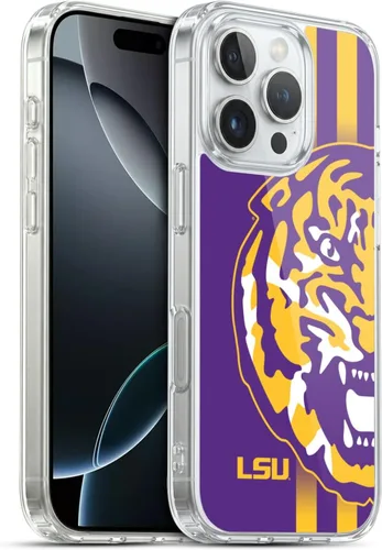 Vista 171 de Head Case Designs Funda de gel suave con licencia oficial de la Universidad Estatal de Louisiana LSU Camou compatible con Apple iPhone 7 Plus/iPhone