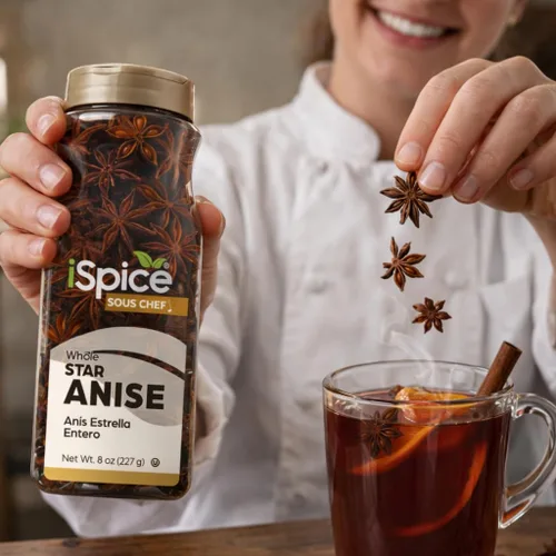Vista 7 de iSpice Premium Anís estrellado multiusos Especias esenciales de cocina Anis Estrellado Estrella De Anis totalmente natural 8 oz (227 g)
