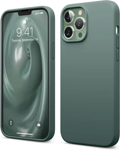 Vista 11 de elago Funda compatible con iPhone 13 Pro Max, de silicona líquida, funda protectora de cámara de cuerpo completo, a prueba de golpes, funda delgada