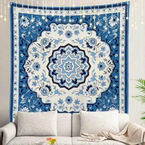 Vista 65 de Shrahala Circles Tapestry, Abstract Art With Various Circles Wall Hanging Hd Print Polyester Backdrop For Dorm Room Bedroom 30 X 40 In