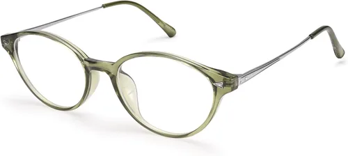 Vista 8 de Dollger Gafas de luz azul para mujer, gafas vintage con marco ovalado pequeño