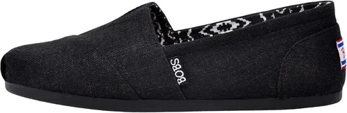 Vista 7 de BOBS de Skechers - mocasines sin agujetas y a la moda para mujer, de felpa, pantuflasmocasines