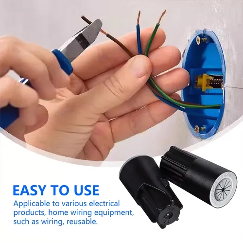Vista 2 de 36 conectores de cable impermeables para exteriores, terminales de cable eléctrico para exteriores, tapas de tuercas giratorias para luces