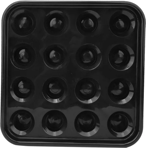 Vista 7 de Almacenamiento de bolas de billar, bandeja de bolas de billar, bandeja de transporte de bolas, accesorios de mesa de billar para 16 bolas, accesorio
