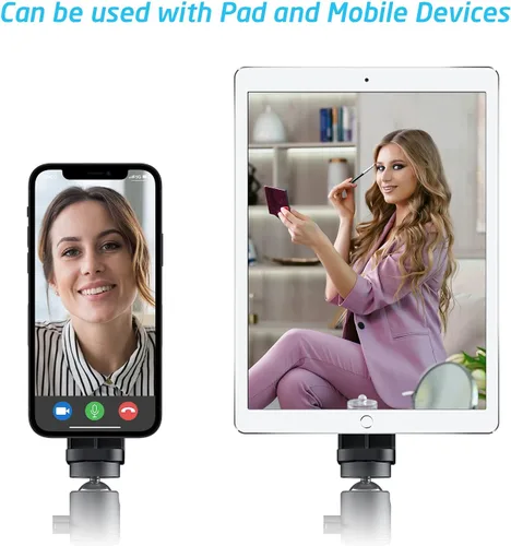 Vista 3 de Soporte magnético para trípode para teléfono compatible con dispositivos iPhone y Android