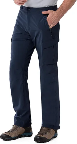 Vista 8 de 33,000ft Pantalones de lluvia para hombre, pantalones de senderismo Negro