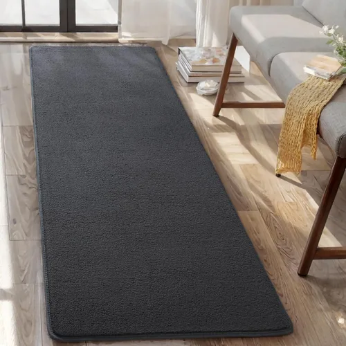 Vista 5 de AROGAN Alfombra Shag de Pasillo de 2 x 4 pies para pasillos, alfombras lavables con espuma viscoelástica para dormitorio, entrada