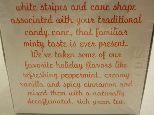 Vista 8 de Trader Joes - Té verde de bastón de caramelo descafeinado 20 bolsitas de té, un favorito navideño con sabores de menta, vainilla y canela