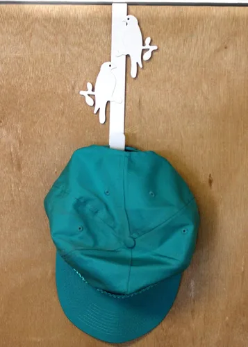 Vista 6 de Gancho organizador multiusos para colgar sobre la puerta, para toallas, abrigos, albornoces y trajes de baño para baño, cocina, dormitorio, hierro