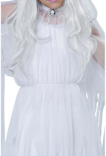 Vista 3 de Disfraz de niña fantasma para niños, Multicolor
