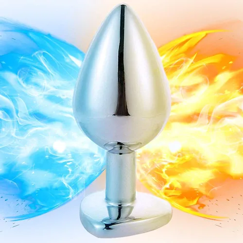 Vista 5 de Kit de entrenamiento anal tapón anal con diferentes tamaños, 3 piezas, juguetes sexuales anales con base de joyería en forma de corazón
