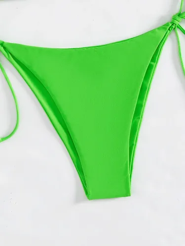 Vista 5 de MakeMeChic Traje de baño de dos piezas para mujer con estampado de manga larga
