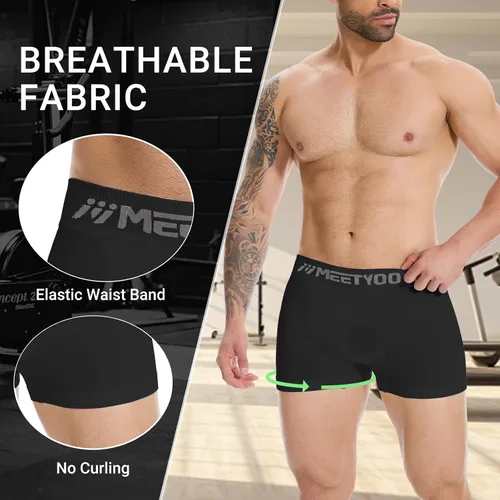 Vista 4 de Pantalones cortos de compresión para hombre, paquete de 3/4/5 pantalones cortos de elastano para correr, entrenamiento, deporte, rendimiento, ropa