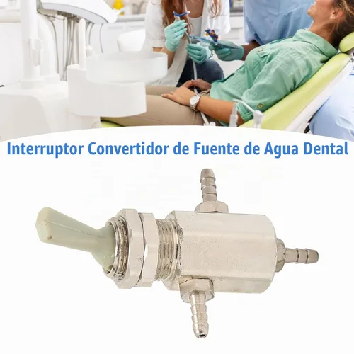 Vista 4 de Válvula de interruptor dental de 0.118 in, convertidor de palanca de fuente de agua de silla profesional para conversión de dentistas, piezas