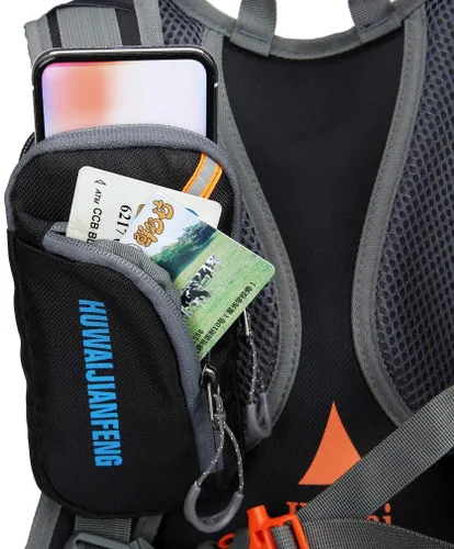 Vista 7 de Hebetag Mochila de ciclismo para bicicleta de montaña para hombres y mujeres, viajes, deportes al aire libre, motocicleta, ciclismo, equitación