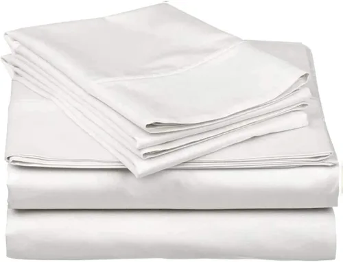 Vista 6 de Mattress-Homes Juego de sábanas de 4 piezas ultra lujosas 100% algodón suave de fibra larga de 16 pulgadas de profundidad, tamaño individual lavable