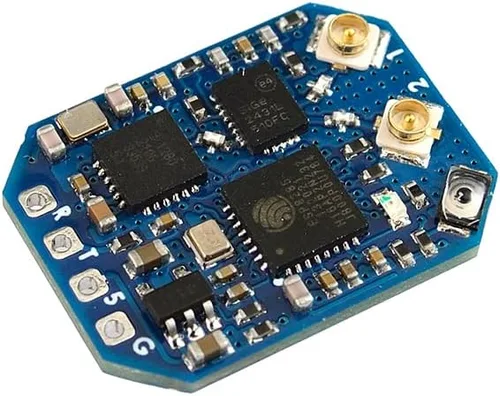 Vista 4 de MATEK Mateksys ExpressLRS ELRS ELRS 2.4GHz ELRS-R24-D Nano Receptor para RC FPV Micro Mini Freestyle Long Range Racing Drones