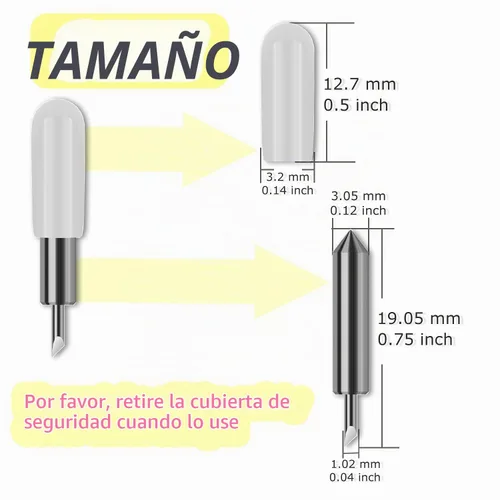 Vista 3 de THANMAO 10 cuchillas de corte de repuesto compatibles con Joy/Joy Xtra, corte de tela de vinilo de carburo estándar compatible con Joy Machine