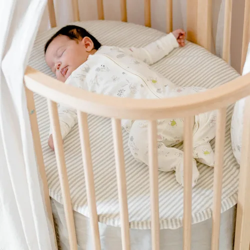 Vista 5 de Stokke Falda de cama Sleepi de Pehr V3 Blush