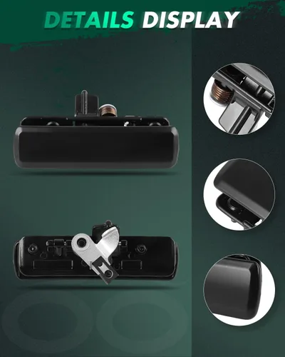 Vista 3 de SCITOO Manijas de puerta exteriores delantera izquierda derecha para Chevy Astro negro 1985-2005 (2 piezas) Exterior Door Handle For 1985-2003 For