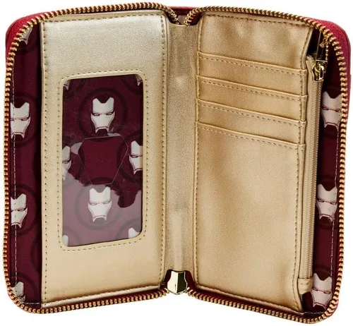 Vista 5 de Loungefly Marvel Iron Man 15th Anniversary Cosplay Wallet