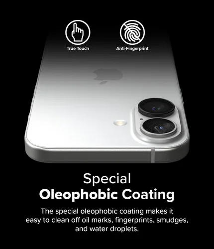 Vista 7 de Ringke Marco de cristal para lente de cámara [cubiertas individuales para lentes] compatible con iPhone 16 Plus y iPhone 16, protector de lente