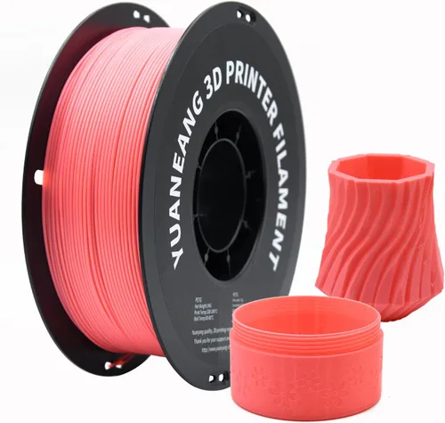 Vista 31 de Filamento PETG para impresora 3D, precisión dimensional +/- 0.001 in, carrete de 2.2 libras, 0.069 in, plateado 2.2 lbs plata