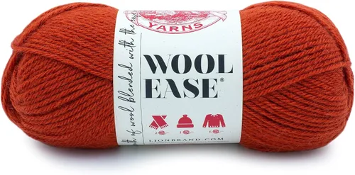 Vista 48 de Lion Brand Yarn, Wool-Ease - Ovillo de punto y ganchillo color rosa, 1