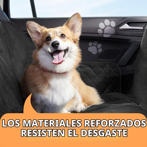 Vista 2 de Active Pets Funda de Asiento Trasero Beige XL para Perros, Hamaca para Coche, Protector Impermeable para Asiento Trasero de Camiones, Banco Trasero