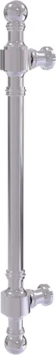Vista 3 de Allied Brass RW-3/8 Retro Wave Collection Tirador de puerta de 8 pulgadas, 8 pulgadas, bronce cepillado
