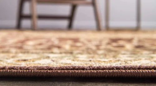 Vista 4 de Unique Loom colección Versailles - Alfombra de área con patrón de medallón, motivo floral; estilo tradicional clásico