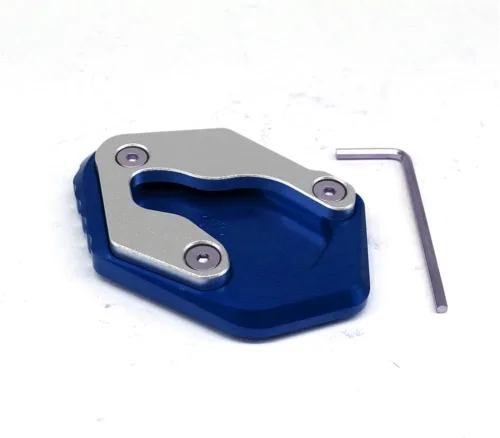 Vista 5 de AL-mart Soporte de motocicleta para soporte lateral de placa ampliada para Ya-maha XMAX 300/XMAX250 2017-2020