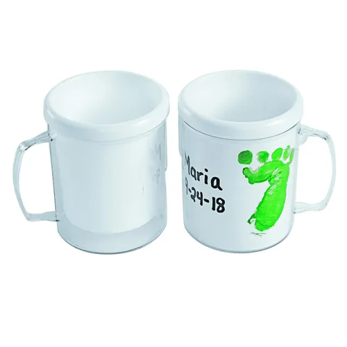 Vista 7 de Colorations Diseña tus propias tazas, gran proyecto de manualidades para niños, crea un recuerdo, 12 tazas, regalo ideal para el día de la madre