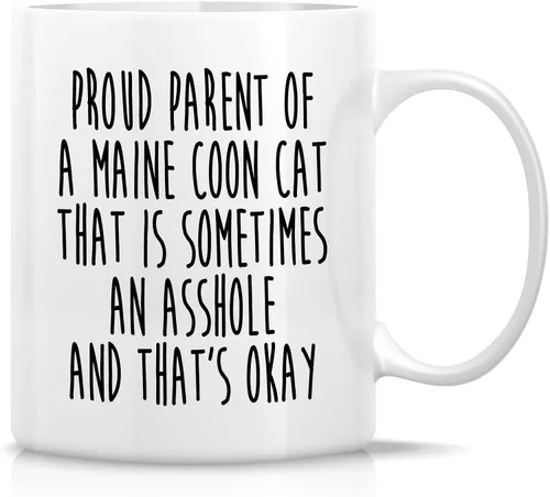 Vista 24 de Retreez - Taza Graciosa Show Me Your Kitties Amantes de Gatos, 325 ml, Tazas de Café de Cerámica, Divertidas, Sarcasmo, Sarcasticas, Regalos