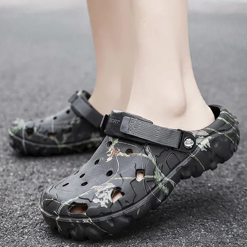 Vista 2 de Zuecos con soporte de arco para hombre y mujer, sandalias deportivas para exteriores, zapatos de jardín para adultos