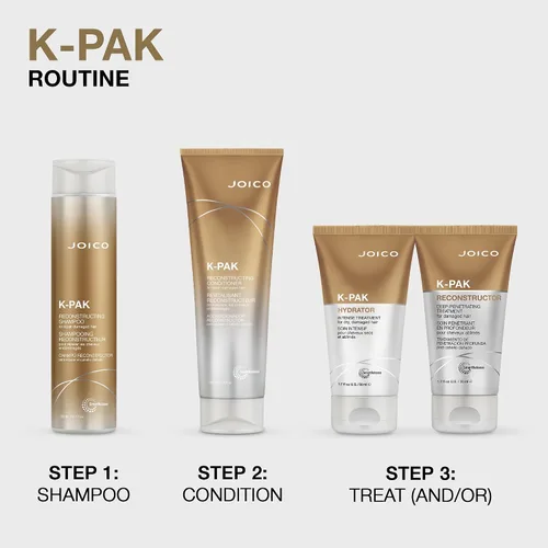 Vista 6 de Joico K-PAK Reconstructor Deep-Penetrating Treatment For Severely Damaged Hair Repair & Strengthen Strands Rebuild & Fortify Damaged Hair